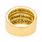 Bague 51 Bague en or jaune 18 carats pavée de diamants 58 Facettes 3954557RV