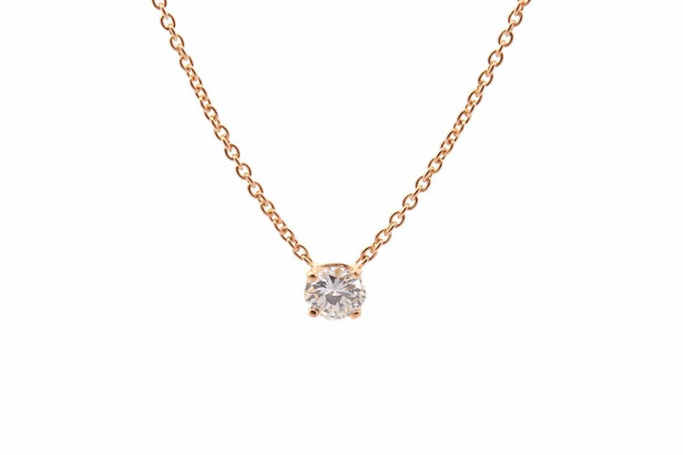 Collier Collier en or 18k avec diamant 0,48 ct 58 Facettes 27898