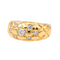 Bague 57 Bague en or jaune 18 carats avec diamants 58 Facettes 3989807CN