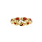 Bracelet Bracelet à maillons ovales en or jaune 18 carats et corail rouge 58 Facettes 39982