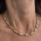 Collier Chimento - Collier maille fantaisie en or jaune et blanc 18 ct 58 Facettes 39995