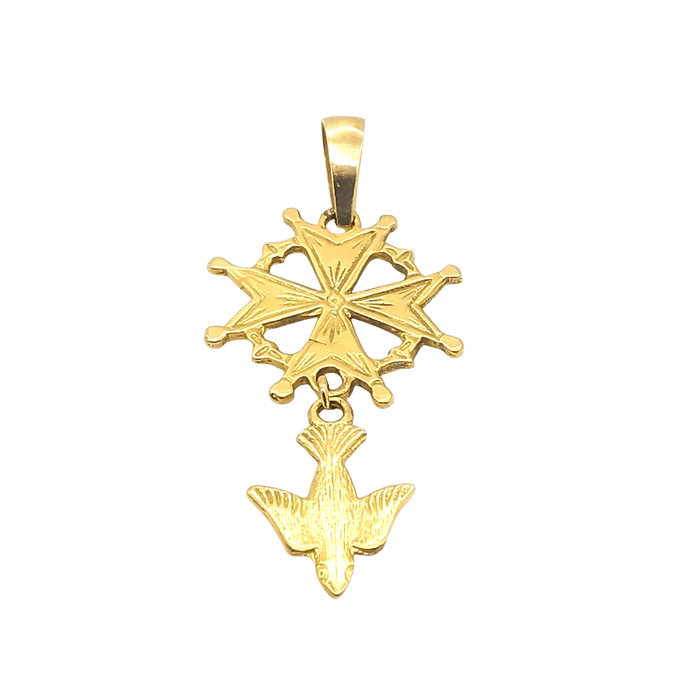 Pendentif Pendentif croix en or 58 Facettes