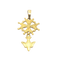Pendentif Pendentif croix en or 58 Facettes