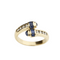 Bague 57 Bague Saphirs Diamants 58 Facettes