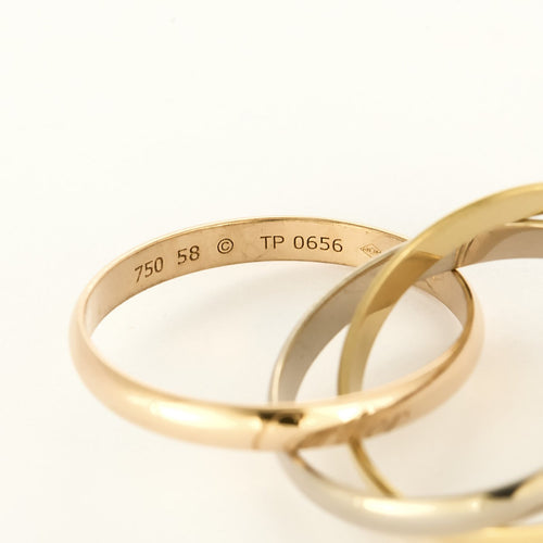 CARTIER - Trinity- Klein model - Driekleurige ring 
