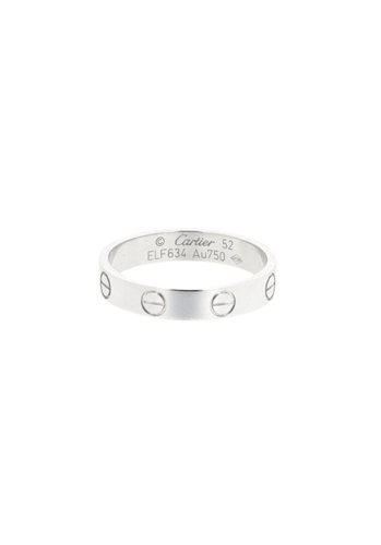 Bague 63 Bague CARTIER Love Alliance Or Blanc 750/1000 58 Facettes 65487-62027