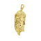 Pendentif Pendentif visage du Christ en or jaune 18 ct avec rubis et diamants 58 Facettes 40105