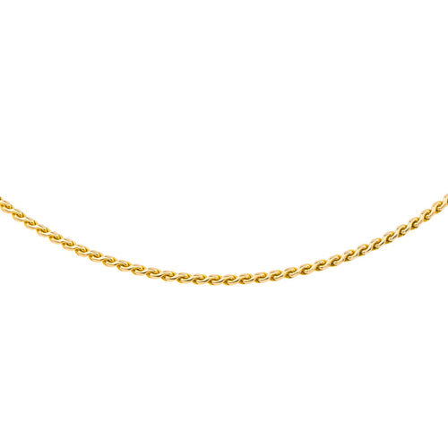 Collier Collier chaîne en or jaune 18 carats, maille infini 58 Facettes 4033212CN