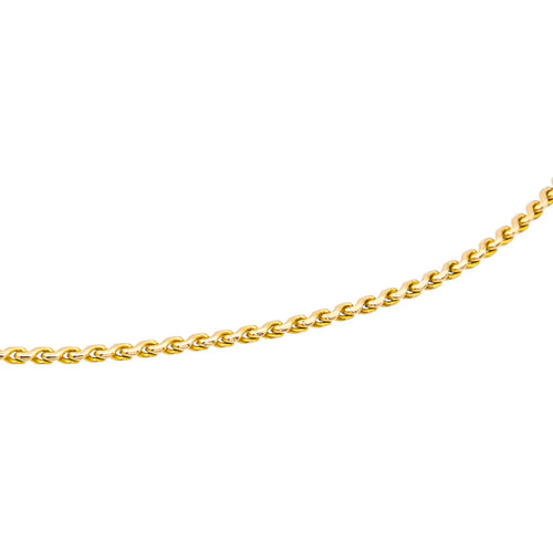 Collier Collier chaîne en or jaune 18 carats, maille infini 58 Facettes 4033212CN