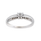 Bague 49 Bague en or blanc 18 carats pavée de diamants 58 Facettes 4033243CN