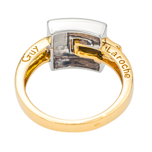 Bague 53 Guy Laroche - Bague en or jaune et or blanc 18 carats 58 Facettes 4036612CN