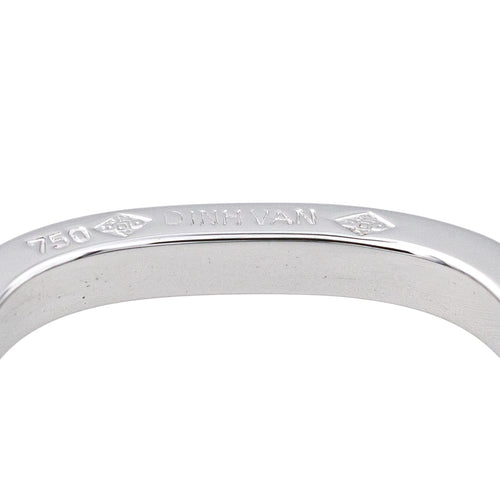 Bague 45 Dinh Van - Bague alliance carrée en or blanc 18 carats 58 Facettes 4061239CN