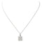 Collier Collier pendentif - Diamants en or blanc 18 carats 58 Facettes 4061322CN