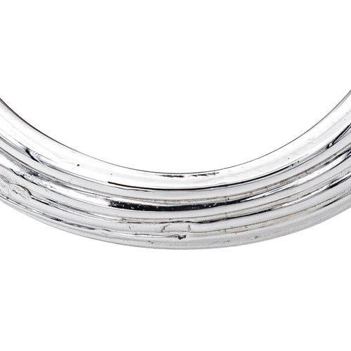 Bague 51 Bague cocktail en or blanc 18 carats pavée de diamants 58 Facettes 4061324CN