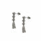 Boucles d'oreilles Boucles d’oreilles pendantes en or blanc 18 ct avec diamants 58 Facettes 40631