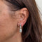 Boucles d'oreilles Boucles d’oreilles pendantes en or blanc 18 ct avec diamants 58 Facettes 40631