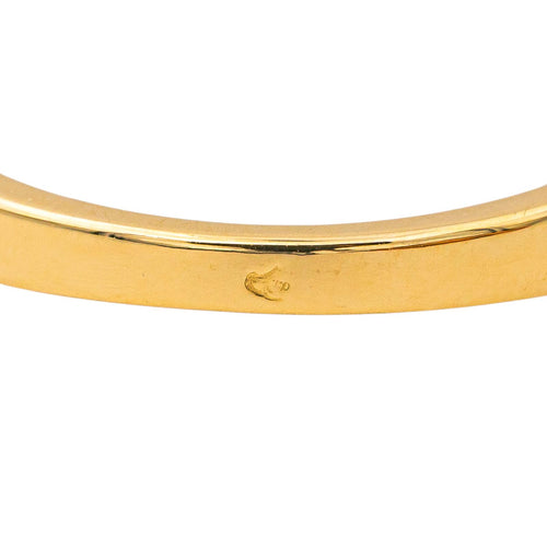 Bague 54 Bague demi-alliance en or jaune 18 carats et diamants 58 Facettes 4098652RV