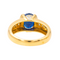 Bague 54 Bague en or jaune 18 carats au saphir et diamants 58 Facettes 4099642CN