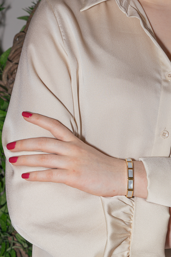 Bracelet Mauboussin Palmier - Bracelet en or jaune 18 carats et nacre 58 Facettes 4120103RV