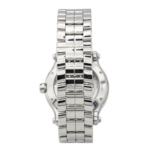 Montre Chopard Happy Sport - Montre en acier avec diamants 58 Facettes 4144055RV