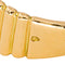 Bague 52 Bague bandeau en or jaune 18K sertie d’un saphir ovale 58 Facettes 4145038CN
