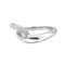 Bague 51 Bague solitaire en or blanc 18 carats avec diamant ovale 58 Facettes 4151685RV