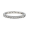Bague 52 Alliance - Bague en or blanc 18 carats et diamants 58 Facettes 4152532RV