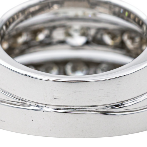 Bague 52 Bague en or blanc 18 carats et diamants 58 Facettes 4152873CN