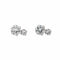 Boucles d'oreilles Boucles d’oreilles puces en or blanc 18 carats et diamants 58 Facettes 4155737CN