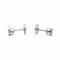 Boucles d'oreilles Boucles d’oreilles puces en or blanc 18 carats et diamants 58 Facettes 4155737CN