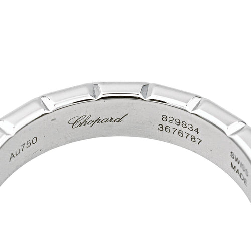 Bague 54 Chopard Ice Cube - Bague en or blanc 58 Facettes 4166988RV