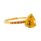 Bague 53 Bague en or jaune 18 carats citrine et grenats 58 Facettes 4167003RV
