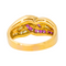 Bague 54 Bague en or jaune 18 carats rubis et diamants 58 Facettes 4169049CN
