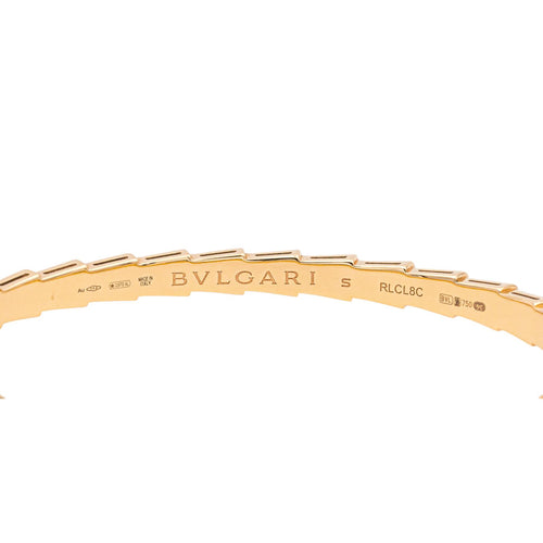 Bracelet Bulgari Serpenti - Bracelet en or rose 18 carats et malachite 58 Facettes 4173763RV