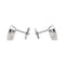 Boucles d'oreilles Chopard Happy Diamonds - Boucles d'oreilles cœur en or blanc et diamants 58 Facettes 4173784RV