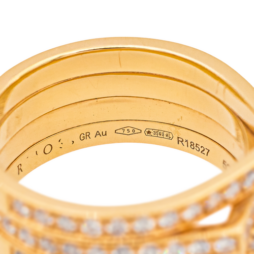 Bague 52 Repossi Antifer - Bague en or rose sertie de diamants 58 Facettes 4174360RV