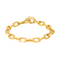 Bracelet Bracelet chaîne maille forçat en or jaune 18 carats 58 Facettes 4175004CN