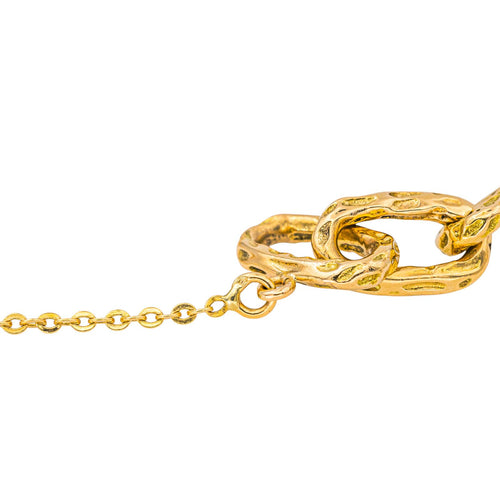 Bracelet Bracelet chaîne maille forçat en or jaune 18 carats 58 Facettes 4175004CN