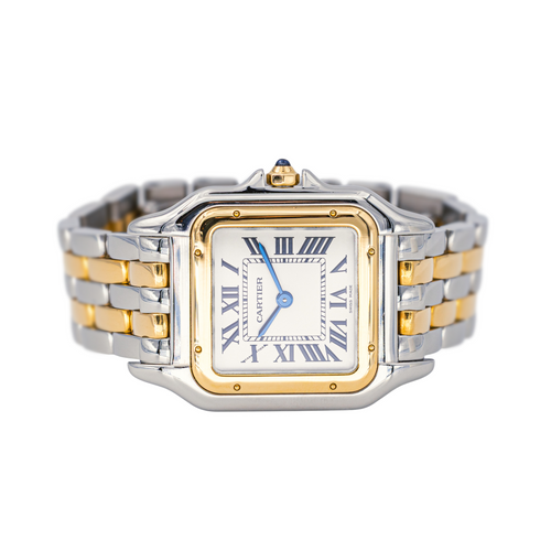 Montre Cartier Panthère - Montre en or jaune 18 carats et acier 58 Facettes 4183085CN