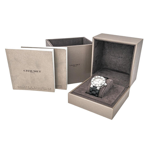 Montre Chaumet Class One - Montre en acier quartz 33 mm 58 Facettes 4183086CN