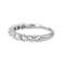 Bague 49 Bague demi-alliance en or blanc 18 carats et diamants 58 Facettes 4191446CN