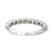 Bague 49 Bague demi-alliance en or blanc 18 carats et diamants 58 Facettes 4191446CN