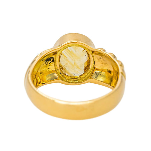 Bague 55 Bague en or jaune 18 carats sertie d’une citrine 58 Facettes 4191879CN