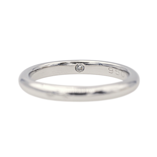 Bague 50.5 Chaumet Les Éternelles - Bague alliance en platine et diamant 58 Facettes 4195561RV