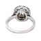 Bague 54 Bague marguerite en or blanc et platine avec diamants 58 Facettes 4226565CN