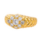 Bague 54 Bague pavée de diamants en or blanc 18 carats 58 Facettes 4226566CN