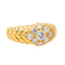 Bague 54 Bague pavée de diamants en or blanc 18 carats 58 Facettes 4226566CN