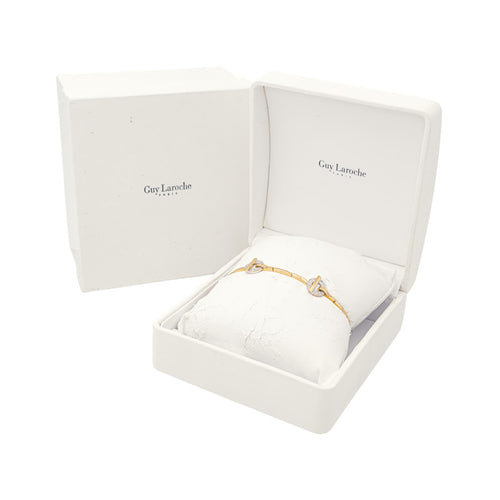 Bracelet Guy Laroche - Bracelet en or jaune et blanc 18 carats et diamants 58 Facettes 4226567CN