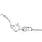 Collier Collier point lumineux - Chaîne maille forçat en or blanc 18 kt et diamant 0,27 ct 58 Facettes 425
