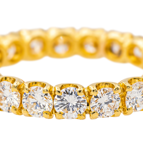 Bague 51 Alliance - Bague en or jaune 18 carats et diamants 58 Facettes 4268400RV